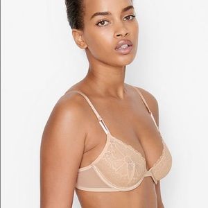 Victoria’s Secret lace unlined Demi bra